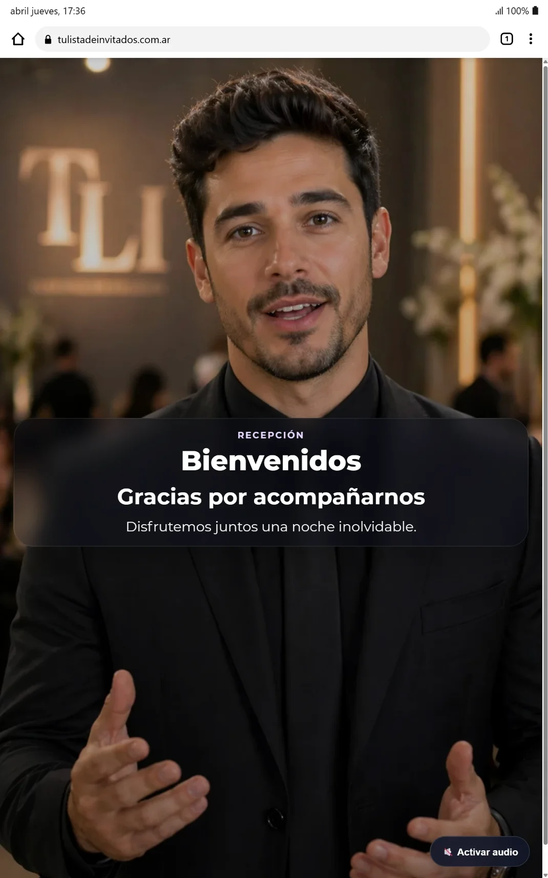 Pantalla Pro - Tu Lista de Invitados